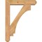 Ekena Millwork Imperial Craftsman Smooth Bracket w/ Offset Brace, Western Red Cedar, 5 1/2"W x 24"D x 32"H BKT0604X24X32IMP04SWR - alternate 4
